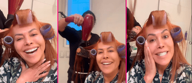 Magaly Medina no se hizo problemas en aparecer sin maquillajes Magaly Medina luce su rostro al natural y desecha las críticas del qué dirán por aparecer así: "Atáquenme"