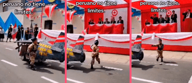 Pequeño alumno cautiva en desfile escolar y jurado PNP lo sorprende con noble gesto: "Mis respetos" Policía y su noble gesto hacia el pequeño alumno disfrazado de José Quiñones en desfile escolar: "Mis respetos"