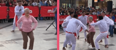 Señora sorprende al sacar sus mejores pasos de festejo peruano: ¡Todo un espectáculo! Señora sorprende al sacar sus mejores pasos de festejo peruano: ¡Todo un espectáculo!