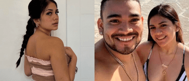 María Fe Saldaña y Josimar derriten con su amor. Maria Fe Saldaña celebra sus 24 años con sensual outfit corrugado floral que derrite a Josimar