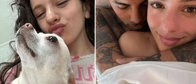 Rosalía comparte tiernos momentos con su mascota. Rosalía se refugia en su nuevo amor tras la dolorosa ruptura con Raw Alejandro