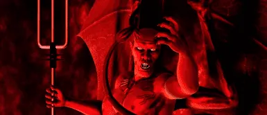 Los usuarios quedaron en 'shock' a ver esa imagen espeluznante. Niños aseguran que vieron al diablo en una cancha de fútbol: así es su terrorífica apariencia