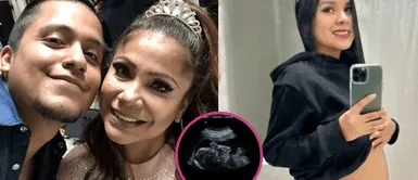 Nuera de Marisol muestra su embarazo Nuera de Marisol publica sus primeras fotos luciendo su avanzado estado de embarazo tras pelea con la ‘Faraona de la cumbia’