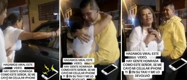 Peruana se emociona con taxista que recorrió medio Lima para devolverle su iPhone: "Baja que te quiero abrazar" Peruana se emociona con taxista que recorrió medio Lima para devolverle su iPhone: "Baja que te quiero abrazar"