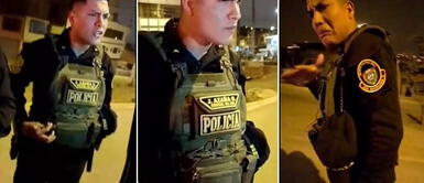 Policía peruano enciende la polémica al burlarse de ciudadanos durante intervención: "Miren cómo tiemblo" Policía peruano enciende la polémica al burlarse de ciudadanos durante intervención: "Miren cómo tiemblo"