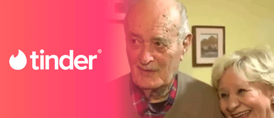 ¡Amor a primer match! Ancianos se conocen por ‘Tinder’ y terminan felizmente casados ¡Amor a primer match! Ancianos se conocen por ‘Tinder’ y terminan felizmente casados