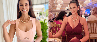 Sully Sáenz causa sensación en redes sociales. Sully Sáenz recordó su paso por Miss Perú con flamante vestido cut-out de pedrería