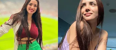 Rosángela Espinoza marca tendencia en redes sociales. Rosángela Espinoza se apodera de la moda cargo con un impecable look protagonizado por el denim