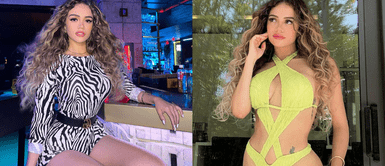 Mayra Goñi remece las redes con su outfit. Mayra Goñi causó sensación en Miami con un brillante look metálico de infarto