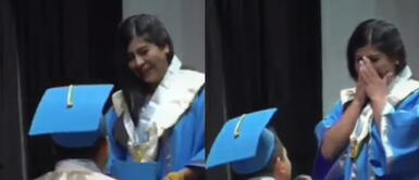 Esta romántica escena se volvió viral en las redes sociales. ¿El último romántico? Peruano pide matrimonio a su novia durante ceremonia de graduación en Cajamarca