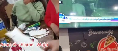 El cumpleañero se sintió ignorado por sus familiares. Cumpleañero es ignorado por familiares que prefieren ver el ampay del esposo de Maju y corta su torta