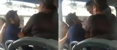 Los usuarios se mostraron indignados por el comportamiento del hombre. Embarazada encuentra a su esposo siéndole infiel con la amante en bus: "¡No piensas en tu hijo!"