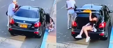El joven se las ingenió para no ser descubierto. Hombre oculta a su amante en la maletera del carro ante la presencia de su novia y se vuelve viral en TikTok