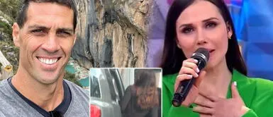 Maju Mantilla y su espoo Gustavo Salcedo Maju Mantilla reaparece EN VIVO en "Arriba mi gente" tras viaje con su esposo Gustavo Salcedo