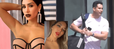 Esposo de Leysi Suárez es captado por las cámaras de 'Magaly TV la firme' Pareja de Leysi Suárez es ampayado pasando la noche en departamento de otra mujer