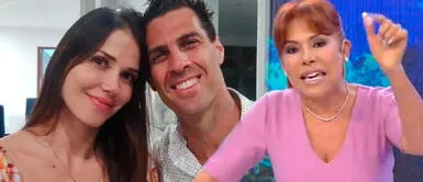 Maju Mantilla feliz con su esposo Gustavo Salcedo ¿Magaly Medina lanza indirecta a Maju Mantilla por disculparle supuesta infidelidad a su esposo?