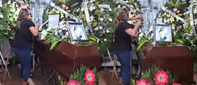 La mujer rompió en llanto al entonar la canción. Acude al velorio de su mejor amiga y se despide con una emotiva canción que hace llorar a miles: "Hermana del alma"