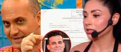 Metiche y Pamela Franco enfrentados Pamela Franco parcha a Metiche por hablar de Christian Domínguez sobre supuesta infidelidad