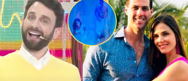 Rodrigo González se burla de palabras que dijo Gustavo Salcedo, esposo de Maju Mantilla. Rodrigo González sobre nueva foto de Gustavo Salcedo en toalla: “Él pidió cámaras y las imágenes salieron”