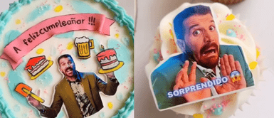 El joven sorprendió a sus invitados con este peculiar diseño en su torta. Joven festeja su cumpleaños con su torta de cumpleaños al estilo de José Peláez y causa furor en TikTok