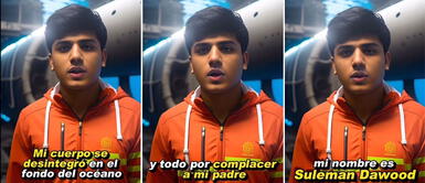 Esta es la trágica historia de Suleman, el joven que decidió sumergirse en el Titán para no decepcionar a su millonario padre. Esta es la trágica historia de Suleman, el joven siguió su muerte para no decepcionar a su millonario padre