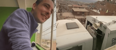 El italiano se quedó sin palabras al ver pasar el camión de basura. Italiano visita por primera vez Perú y queda en 'shock' al ver el camión de la basura: "Ya te acostumbrarás"