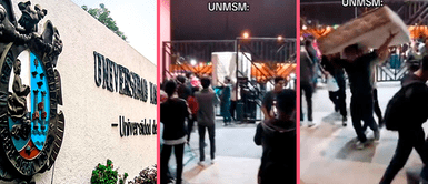 Sanmarquinos acampan y hasta llevan su colchón para recibir almuerzo especial Sanmarquinos acampan y hasta llevan su colchón para recibir almuerzo especial