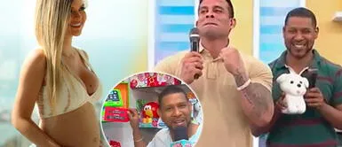 Brunella Horna se emociona por regalo de América Hoy 'Giselo' le ofrece a Brunella Horna accesorios para su bebé en S/ 20 mil, pero Christian Domínguez los echa