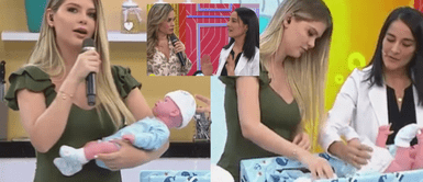 Pediatra defendió a Brunella Horna Brunella Horna recibe burlas por no saber cambiar un pañal, pero salen en su defensa: “Todos podemos aprender”