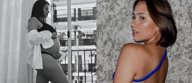 Melissa Klug y look embarazo Melissa Klug y Gianella Marquina se imponen en las calles argentinas con looks a juego