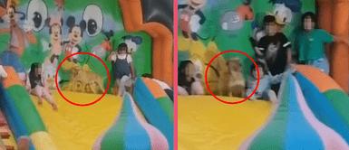 Perro es un éxito en redes al celebrar ‘Día del Niño’ en juegos inflables Perro es un éxito en redes al celebrar ‘Día del Niño’ en juegos inflables