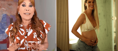 Magaly Medina y su opinión sobre Brunella Horna. Magaly cuestiona el veloz embarazo de Brunella con Richard Acuña: "Muy sospechoso, ¿no?"