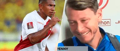 Diego Penny y su reacción sobre la conducta de Edison Flores. El gesto de Diego Penny ante expulsión de Edison Flores: “Lo respeto, pero qué bien que lo expulsaron"