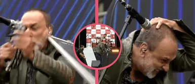 Pocho Prieto, vocalista del Grupo Río, sufre doloroso accidente durante concierto Pocho Prieto, vocalista del Grupo Río, sufre doloroso accidente durante concierto