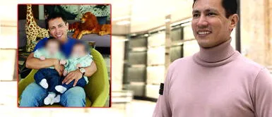 Renzo Costa presenta a sus mellizos Renzo Costa presenta a sus mellizos a casi 6 meses de su nacimiento: están gigantes