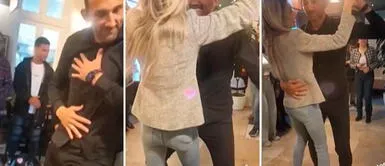 Hernán Barcos y Giuli Cunha se lucieron bailando danza brasileña Hernán Barcos y Giuli Cunha disfrutan el rotundo éxito de su negocio: "Los mejores jefitos"