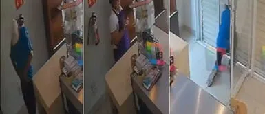 Ladrón realiza un violento robo en tienda, pero trabajadora lo obliga a pedir perdón: "Mamita ayúdame" Ladrón realiza un violento robo en tienda, pero trabajadora lo obliga a pedir perdón: "Mamita ayúdame"
