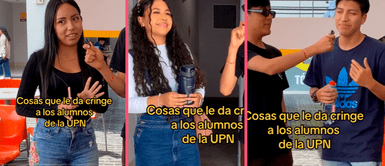 Alumnos de la UPN revelan qué les da 'cringe' y respuestas se vuelven viral en redes sociales Alumnos de la UPN revelan qué les da 'cringe' y respuestas se vuelven viral en redes sociales