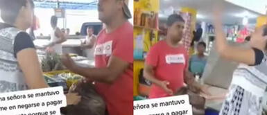 La señora aseguró que recibió un mensaje divino. Mujer quería llevarse comida sin pagar porque escuchó una voz divina: "Dios me dijo"