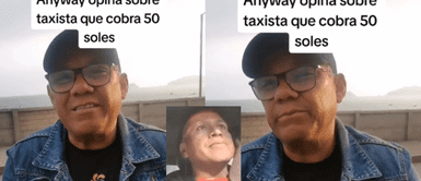 El taxista consideró que el cobro era excesivo. Taxista lanza contundente mensaje contra colega que cobró 50 soles por seis cuadras: "Nos estás dejando mal"