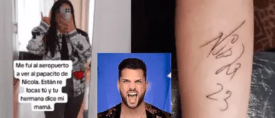 La joven se declaró fanática de Nicola Porcella y cometió una locura por él. Fanática se tatúa el autógrafo de Nicola Porcella y causa sensación en TikTok: "Un papacito"