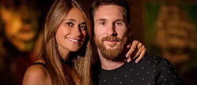 Esta peculiar escena se volvió viral en las redes sociales. Antonela Roccuzzo casi besa por error a compañero de Lionel Messi durante festejo y video se vuelve viral