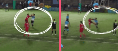 Óscar del Portal perdió los papeles y agarró a golpes a rival en partido de ‘Los Once Machos’ Óscar del Portal perdió los papeles y agarró a golpes a rival en partido de ‘Los Once Machos’