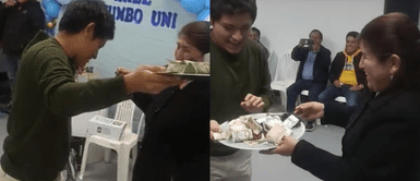 El joven celebró a lo grande su ingreso a la UNI. Joven ingresa a la UNI y lo celebra bailando huayno con su familia: escena emociona a miles de internautas