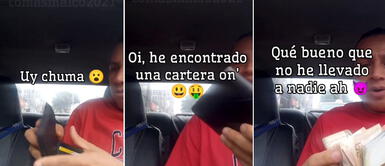 Taxista peruano encuentra billetera en su auto y es criticado por usuarios por no devolverla Taxista peruano encuentra billetera en su auto y es criticado por usuarios por no devolverla