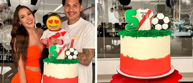 Paolo Guerrero y Ana Paula Consorte celebraron los cinco meses de su bebé. ¡Ni Argentina, Ni Brasil! Paolo Guerrero celebra los cinco meses de su bebé con temática de la selección peruana