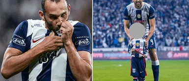 Hernán Barcos juega como delantero para Alianza Lima. Hernán Barcos emociona al Perú al iniciar trámites de ciudadanía