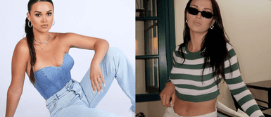 Angie Arizaga demuestra su propio estilo con un impecable look. Angie Arizaga conquista la noche con imponente look gobernado por un top pañuelo