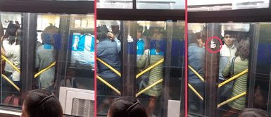Mano de joven queda atrapada en puerta de Metropolitano y conmociona las redes sociales Mano de joven queda atrapada en puerta de Metropolitano y conmociona las redes sociales: "Tengan cuidado"