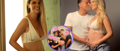 Brunella posa con hijos de Richard Brunella Horna protagoniza tierna sesión de fotos con Richard Acuña y sus cuatro hijos: "El bebé de la familia"